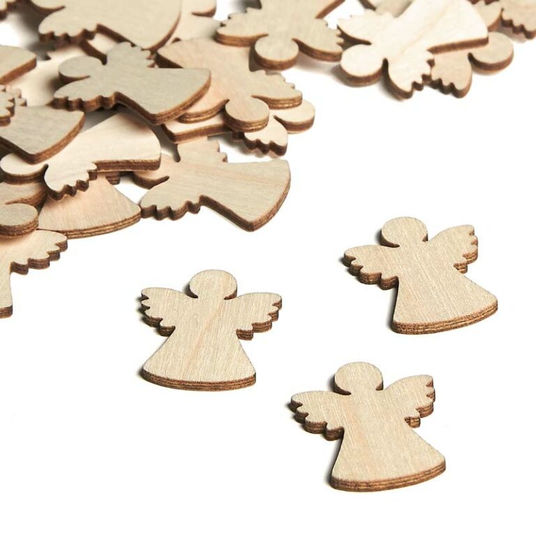 Wooden Craft & Card Embellishments Christmas, scrapbooking die cut